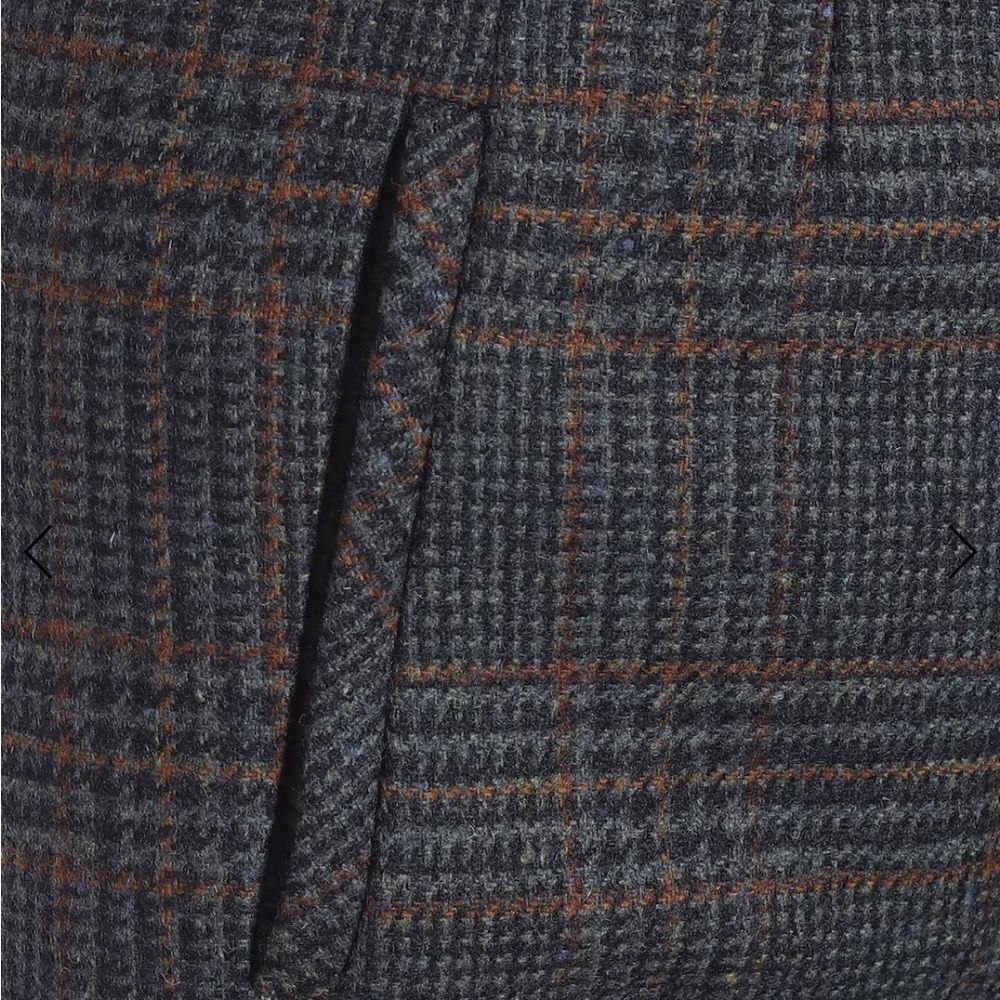 Veronica Beard Dova Prince Of Wales NEW Checked Wool Straight-leg Pants $595 - Picture 7 of 7